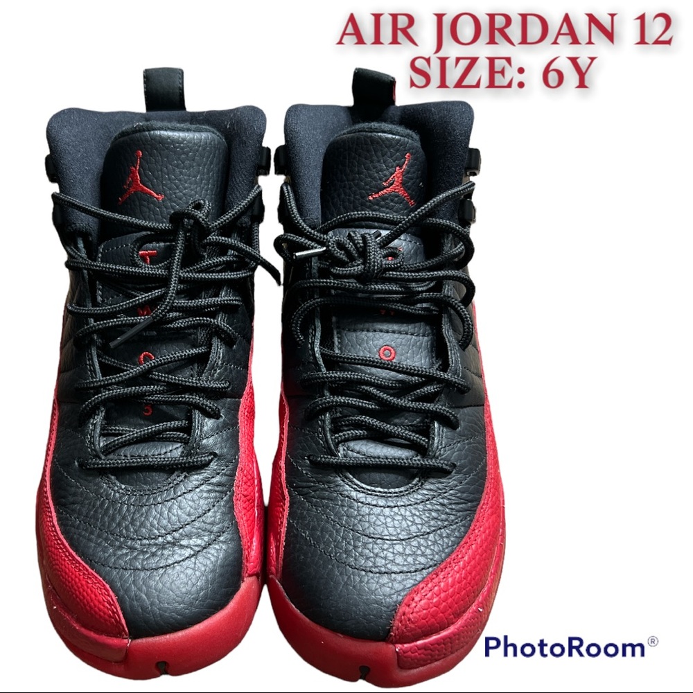 Air Jordan 12 “Flu Game” Size 6Y= Women's  7.5 = Men's  6